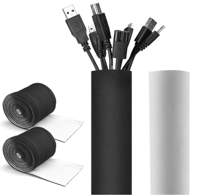 comprar Velcro de la ronda de Huiyunhai encima de la manga Cuttable de la gestión del alambre del abrigo del cable del neopreno fabricación en línea