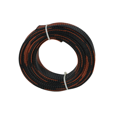 comprar negro que envuelve trenzado extensible/naranja del ANIMAL DOMÉSTICO reciclable de 1-100m m ignífuga fabricación en línea