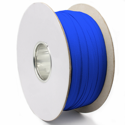 comprar Malla de alambre de neón trenzada extensible del azul 1-100m m del ANIMAL DOMÉSTICO flexible del cable que envuelve fabricación en línea