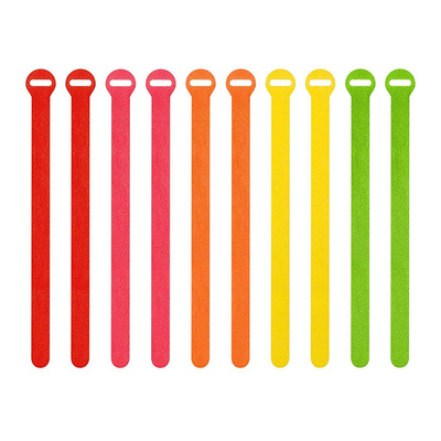 comprar Lazos ajustables de la gestión de cable del velcro del propósito multi reutilizable de nylon de las bridas de plástico del 100% fabricación en línea