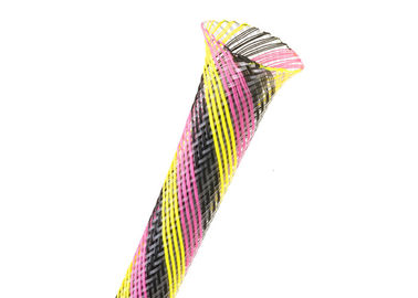 Protección ignífuga trenzada extensible del choque del ANIMAL DOMÉSTICO del cable de Snakeskin que envuelve