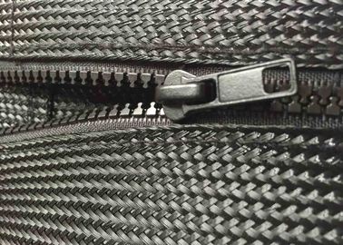 El abrigo trenzado manga de la cremallera del arnés de cable, de encargo relampaga para arriba las mangas del cable