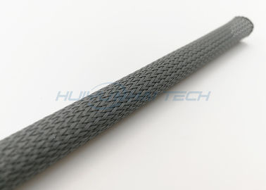 Color negro que envuelve trenzado extensible de nylon de alta densidad para la protección del cable