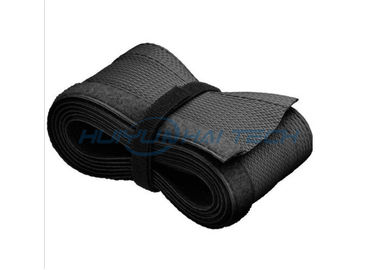 Abrigo partido del cable del velcro del multifilamento, abrigo del alambre del velcro para el cable eléctrico del ordenador