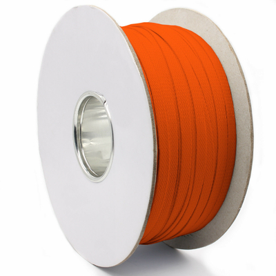 El peso ligero anaranjado del color ACARICIA la manga trenzada extensible flexible y la abrasión resistente